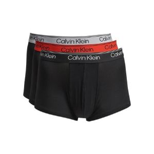 Calvin Klein Boxer Low Rise noir rouge gris (3 unités) - L
