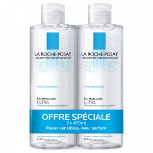 Image de La Roche-Posay Eau micellaire Ultra Peaux Sensibles - 2 x 400 ml