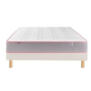 Merinos Endormi 160x200 + sommier sable + pieds
