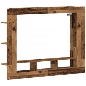 VidaXL Meuble tv Mural Bois Vieilli 152x22x113 cm