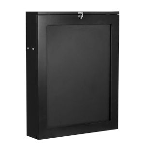 Image de Table murale pliable Coast - Noir - 60 x 15 x 76 cm - MDF