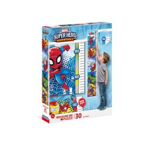 Clementoni Puzzle 30 pi&egrave;ces maxi measure me - marvel superhero