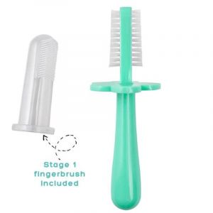 Image de Brosse à dents ergonomique double face VERT Grabease