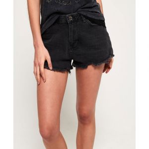 Image de Superdry Short découpé Eliza - Couleur Noir - Taille 35