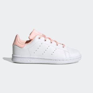 Adidas Originals Stan Smith Children EU 28 Footwear White / Haze Coral / Haze Coral - Footwear White / Haze Coral / Haze Coral - EU 28