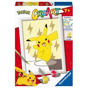 Ravensburger CreArt Pokemon Numbers for Children-Painting Arts and Crafts Kits for Age 7 Years Up
