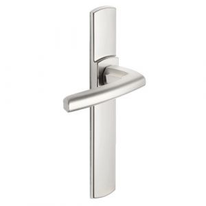 Vachette Poign&eacute;es sur plaques condamnation - aluminium diamant noir - Scult