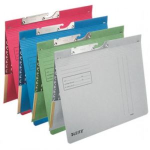 Esselte Leitz leitz pendelhefter, mit tasche, a4, rot noir