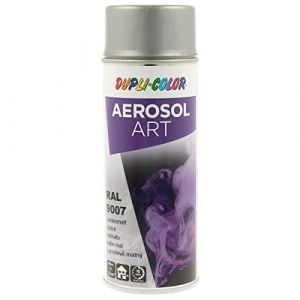 Dupli-color - Bombe de peinture de couleur aerosol Art aluminium gris satiné ral 9007 400 ml b (Par 6)
