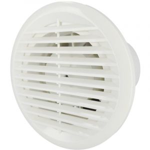 Horoz Electric Extracteur d'air simple flux rond pour salle de bain, wc, cuisine airymax 3 100 mm blanc 502.100.100 horoz