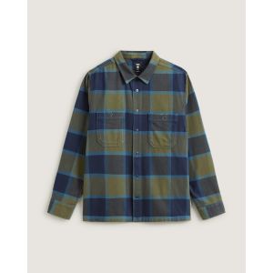 Vans Chemise en flanelle Larkspur Plaid, Homme, Noir, Taille: L