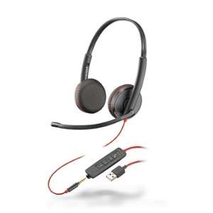 Plantronics Blackwire C3225 USB - casque sur oreille filaire USB, jack 3,5mm isolation acoustique