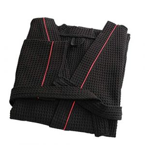 Linandelle Peignoir Coton Nid d'abeille Kimono