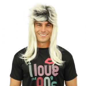 Image de Ruedelafete Perruque Mulet blond