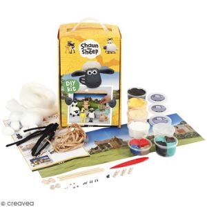 Creotime Kit activité enfant - Modelage Ferme de Shaun le mouton