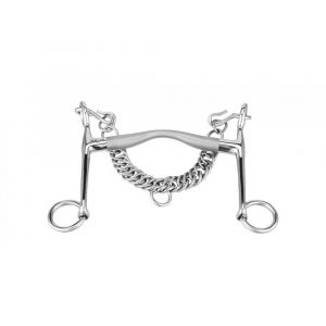 Mors de bride branches longues pour cheval Sprenger Satinox 7 cm