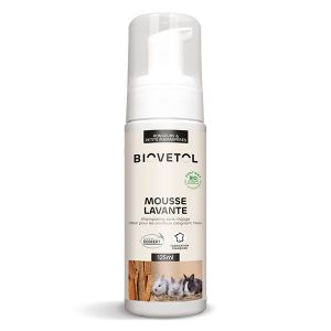 Biovetol Mousse lavante pelage pour rongeur 125ml