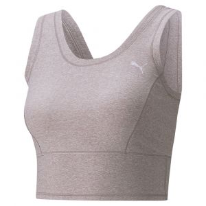 Puma Tshirt Studio Yogini Luxe Gris - Taille XS
