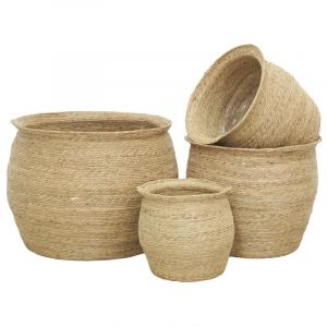Aubry Gaspard Maxi Cache-pots en jonc