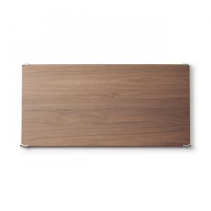 Etag&egrave;re additionnelle large en noyer (Dont Eco‐part. 0,32 &euro;)