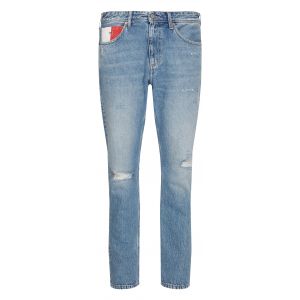 Tommy Jeans Jean slim Tommy Hilfiger Scanton Y en coton m&eacute;lang&eacute; bleu