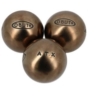 Boules de pétanque Obut Atx competition 71mm Argent métalisé Taille : 710g Taille : 710g
