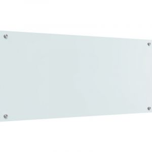 Image de VidaXL Vier de cuisine blanc 110x50x0,6 cm en verre trempé