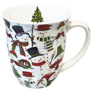 Image de Ambiente Tasse en porcelaine fine bonhommes de neige
