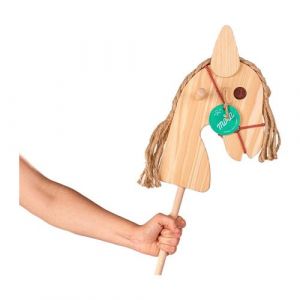 Mora - Cheval avec manche en bois Caballo