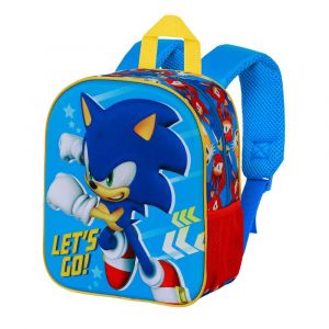 Karactermania Sac à Dos 3D Elite - Sonic Go - Bleu- Taille Unique