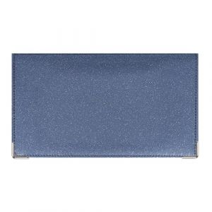 Prot&egrave;ge ch&eacute;quier Color Pop &ndash; PVC Disco Bleu gris &ndash; Ch&eacute;quier cartes et papiers &ndash; 104&times;187 cm &ndash; Fabrication fran&ccedil;aise