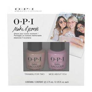 O.P.I Make It Iconic Tiramisu - Mod About You Mini - Kit de 2 Vernis - Ddi03
