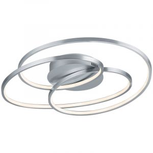 Image de Trio Plafonnier LED Gale, 60 cm, nickel mat