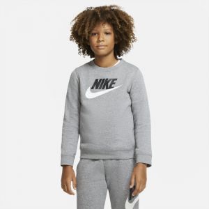 Image de Nike Haut Sportswear Club Fleece pour Garçon plus âgé - Gris - Taille L - Male