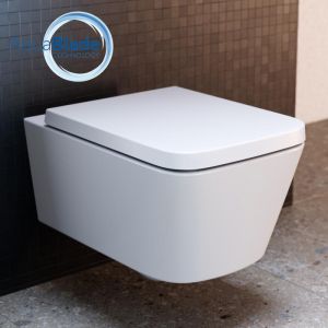 Ideal Standard WC suspendu à fond creux BLEND SQUARE 355x540x350mm blanc avec IdealPlus AquaBlade