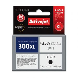 Activejet AH-300BRX - Encre à pigments - Noir - HP DeskJet: D1600 - D1660 - D1668 - D2500 - D2530 - D2545 - D2560 - D2563 - D2566 - D2568 - D2600 - D2660,...