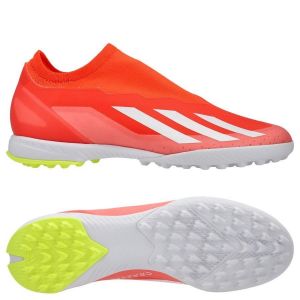 Adidas Chaussure sans lacets X Crazyfast League Turf - Solar Red / Cloud White / Team Solar Yellow 2, Solar Red / Cloud White / Team Solar Yellow 2 - Taille 42