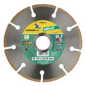 Wolfcraft Disque diamant CT Standard - Diametre: 115 mm Disque diamant CT Standard - Diamètre: 115 mm