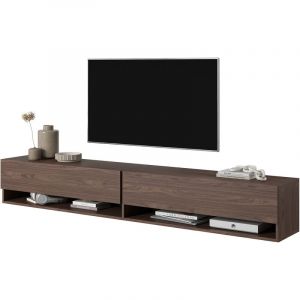 Image de Selsey MIRRGO - Meuble TV 200 cm Chêne noisette