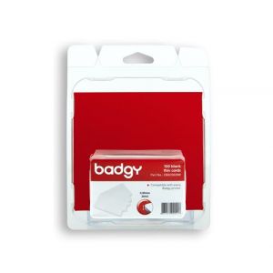 Evolis Badgy - Polychlorure de vinyle (PVC) - 20 mil - blanc - 100 carte(s) cartes - pour Badgy 100, 200, 1st Generation