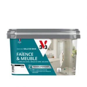 V33 Peinture De R&eacute;novation Fa&iuml;ence & Lambris Blanc 2 L