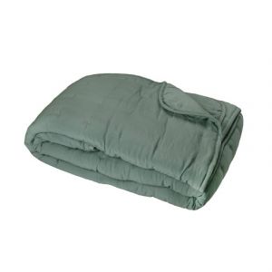 Toison d'or - Dessus de lit Haflinger vert