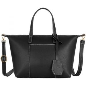 Sac Bandouliere Crazychic Petit Sac &agrave; Main Cabas Bandouli&egrave;re - Couleur Unique - Taille Noir