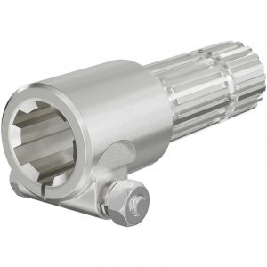 wiltec Manchon de Prise de force Cardan - Longueur 175 mm - Raccord logement 1 3/4' 6D - Raccord sortie 1 3/4' 20D - ø 45,5 mm/44,3 mm - Arbre