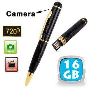 Yonis Y-sce4g16 - Stylo caméra espion HD 720p mini appareil photo USB 16 Go