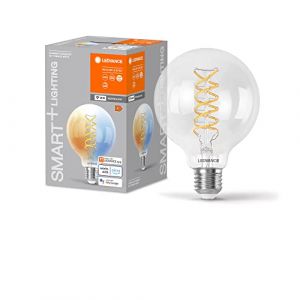 Ledvance SMART+ WiFi E27 8W LED G95 clair 827-865