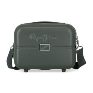 Image de Pepe Jeans Accent Trousse de Toilette Adaptable avec Bandoulière Verte 29x21x15 cms ABS Rigide 9.14L 0.84 kgs