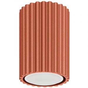 Sollux - Plafonnier Karbon aluminium 1xGU10 6.5cm