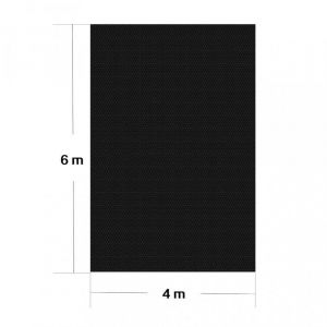 Bâc à bulles 4x6 m couverture de piscine solaire chauffage de b in noir 16_0000306