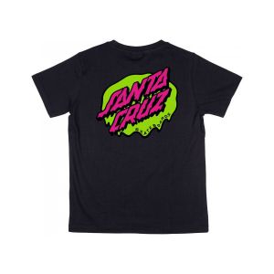 Santa cruz Slime Dot Kids T-Shirt noir